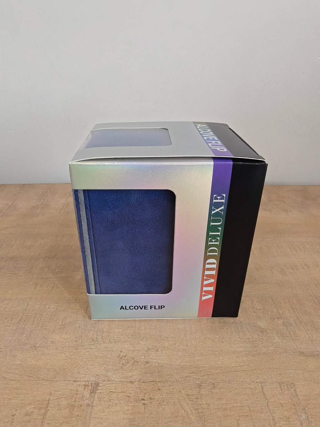 Ultra Pro - Vivid Deluxe Alcove Flip Deck Box - Bleue