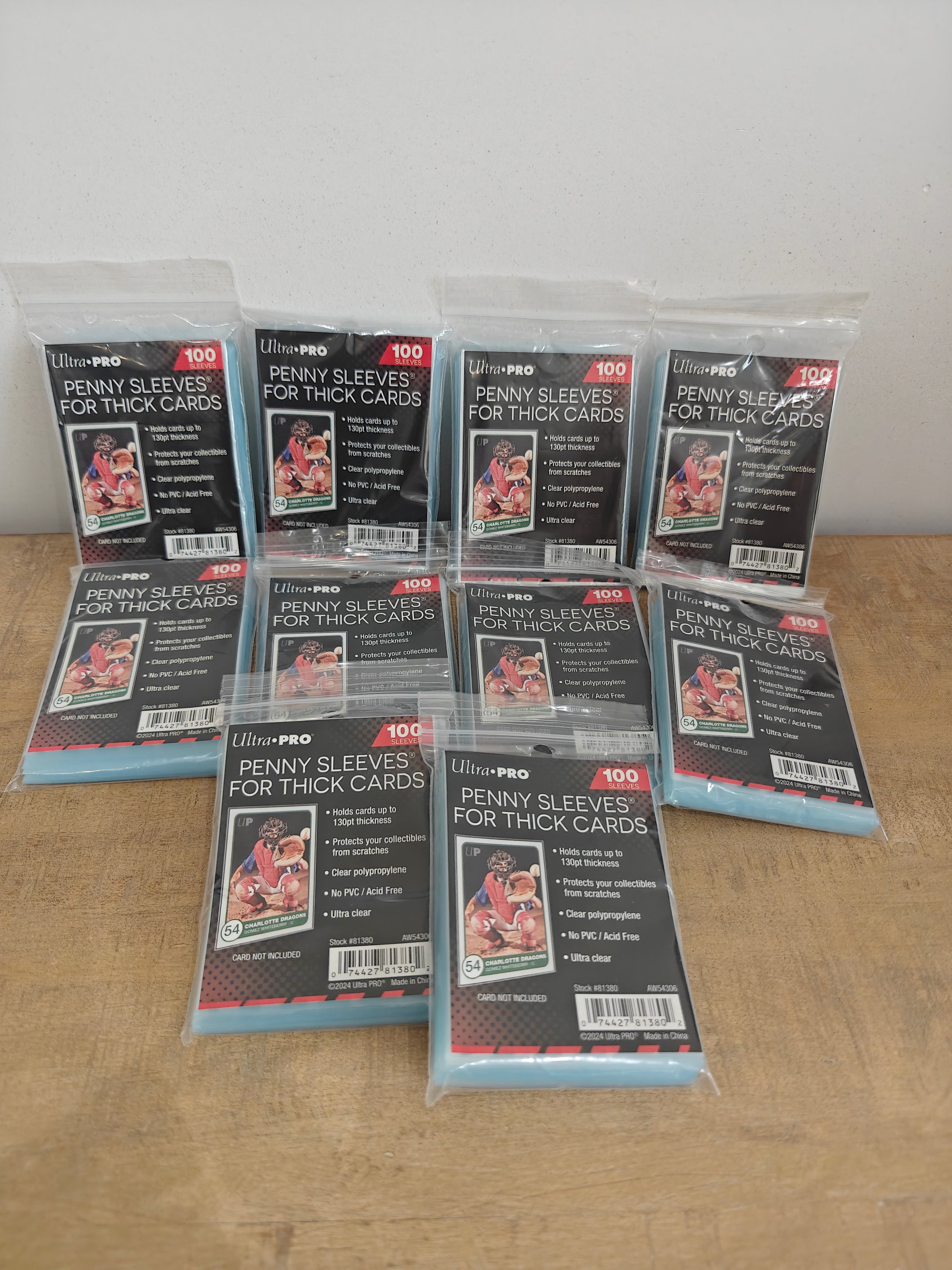 Ultra Pro - Pochettes pour cartes épaisses 63,5 x 88mm (sachet de 100 pochettes)
